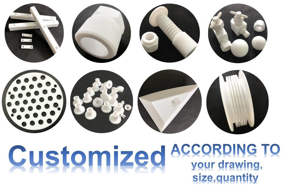 High Precision Customized Non-Standard PTFE Plastic Parts for Chemistry Use