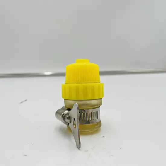 Locking Pipe Type Plastic Faucet Connector Water Gun Garden Hose Connector 