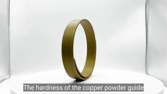 Hydraulic Cylinder Sealing Piston Rod Seal Tape Slydring Forming Wear Ring Resistant Bronze Filled PTFE Guide Strip 