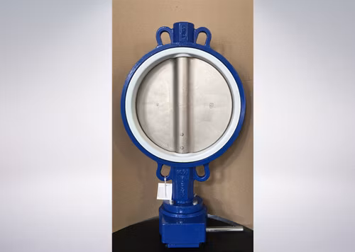 Ductile Iron Stainless Steel Concentric Wafer Butterfly Valve Resilient Seat Rubber Seat