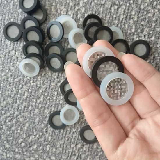 Silicone Stainless Steel Water Filter Hose Washer for 1/2 3/4 Inch Plumbing Faucet 5/8