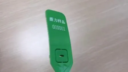 High Qunlity Security Plastic Seal with Metal Insert for Iron & Product Packing 