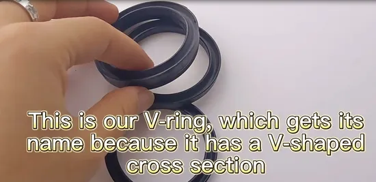 Manufacturer Rubber V Fabric Packing Oil Seal Ring 
